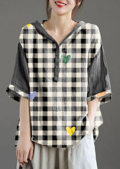 Black plaid/Ships 15 Days
