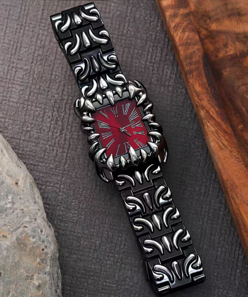 Boutique Black Stainless Steel Alloy Quartz Movement Watches
