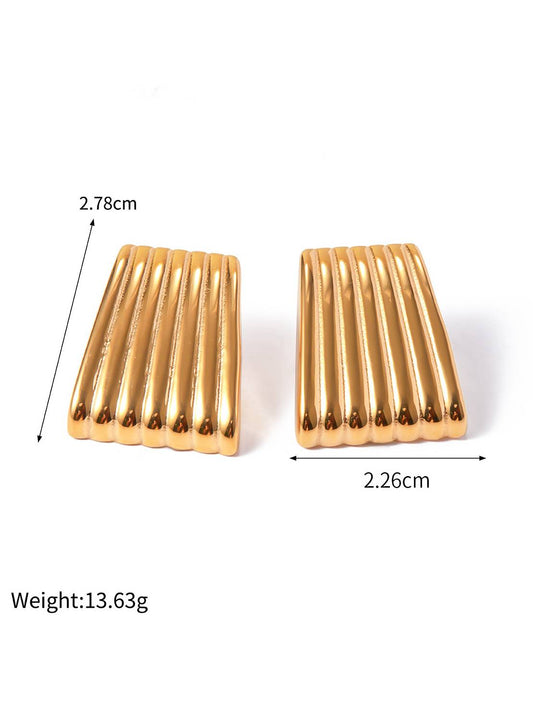 Minimalist Striped Earrings