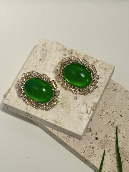 Chase Halo Stud Earrings