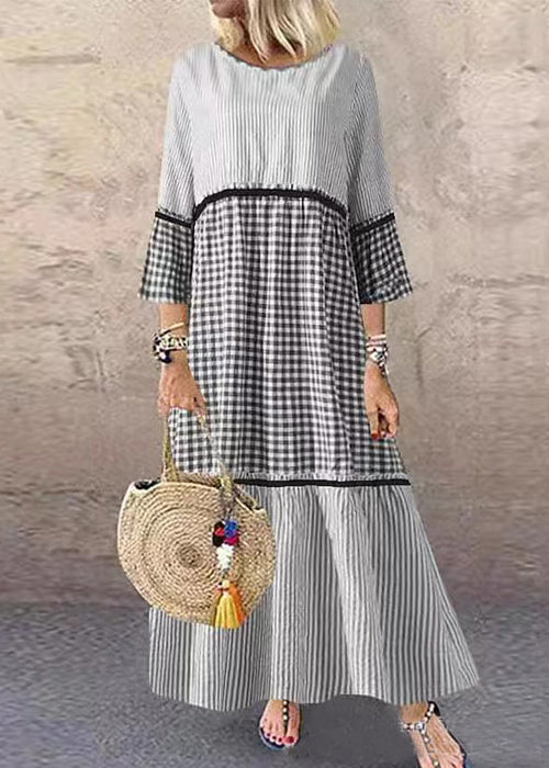 Summer Red Flower Print Short Sleeve Dress