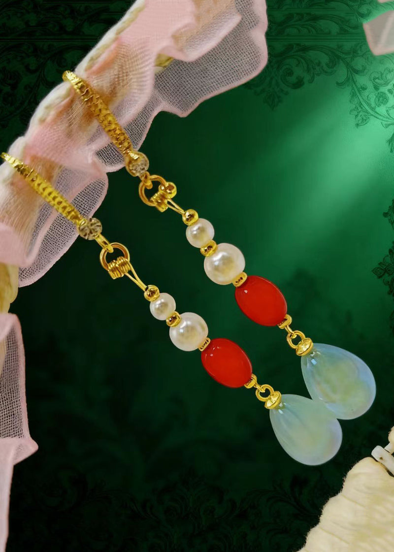 Teardrop Shape Fine Acrylic Drop Earrings