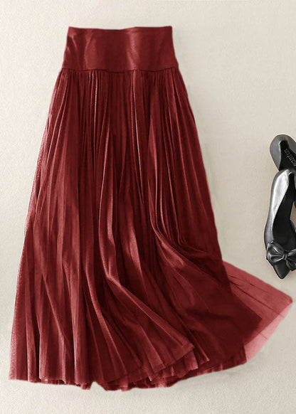 Black Zip Up Patchwork Tulle Skirt Spring