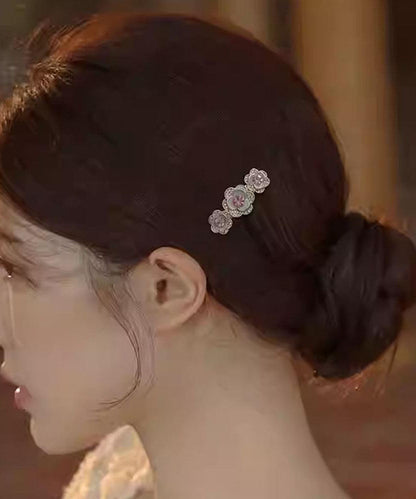 Light Purple Alloy Zircon Hairpin