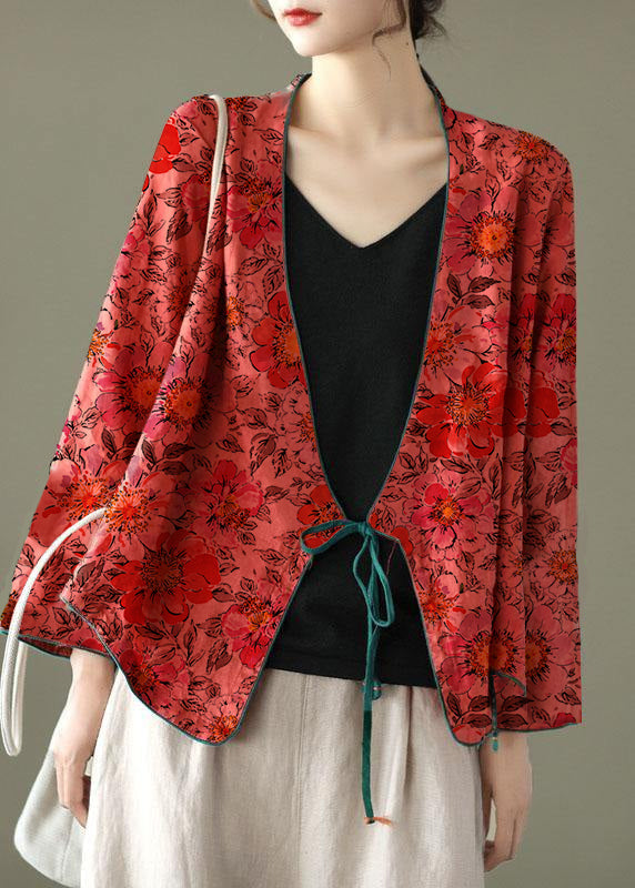 Pattern Embroideried Long Sleeve Linen Shirt