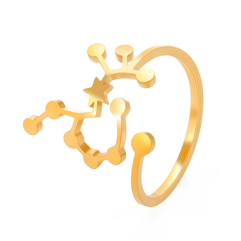 Zodiac Star Sign Rings