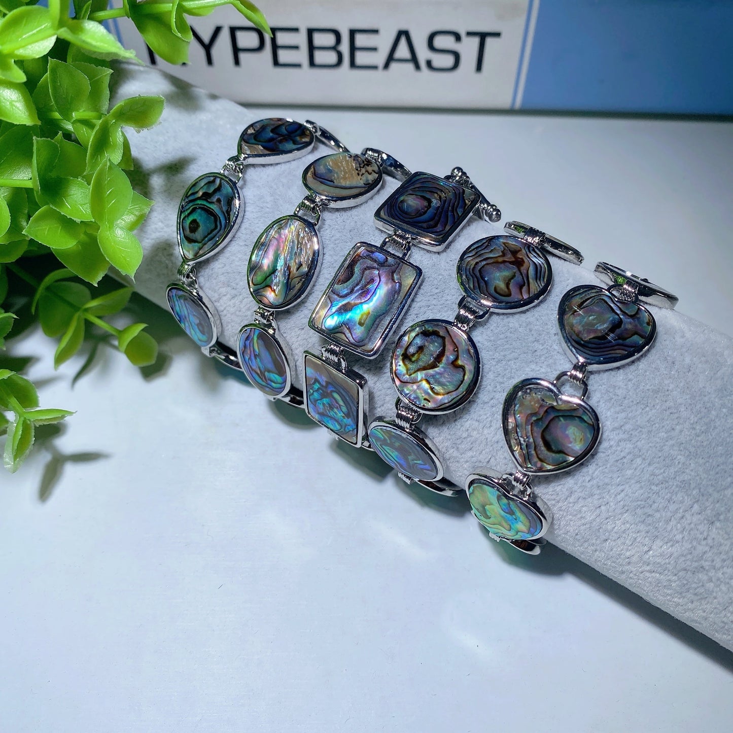 6.5" Aura Shell Spiritual Healing Bracelet for Protection