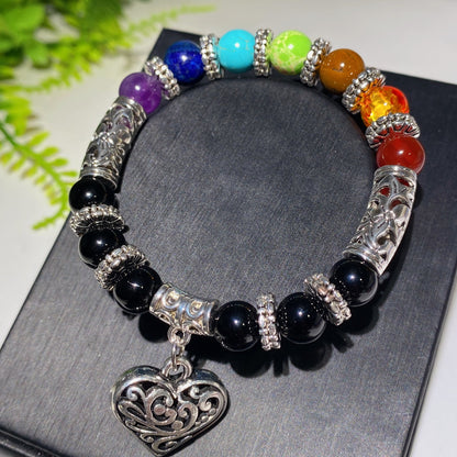 6mm-10mm Mixed Crystal Spiritual Bracelet for Healing Energy