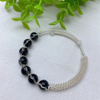 7.5-8.5mm Mixed Crystal Healing Bracelet for Spiritual Balance