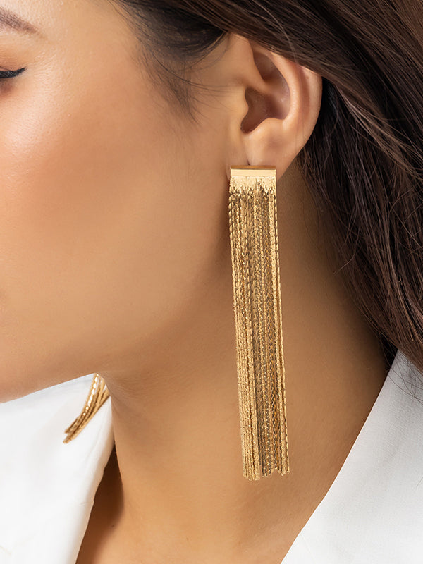 Color Tasseled Earrings Accessories