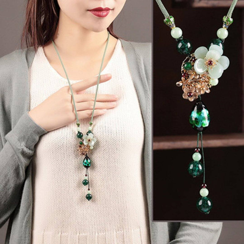 Retro Ornament Chain Simple Pendant Accessories Necklace