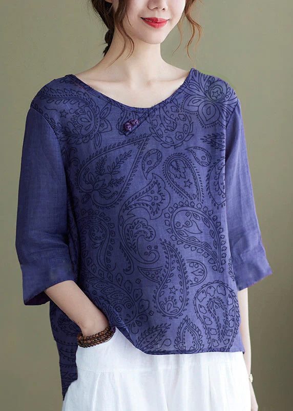 purple-cashew pattern/Ships in 15 Days