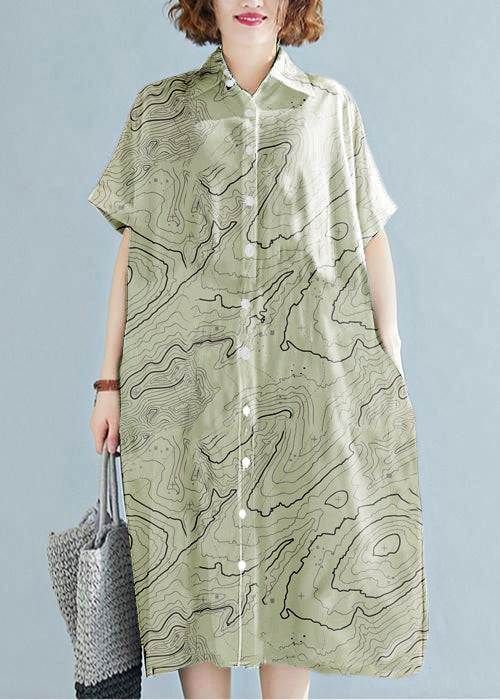 Modern Lapel Cotton Clothes for Work Outfits White Dress