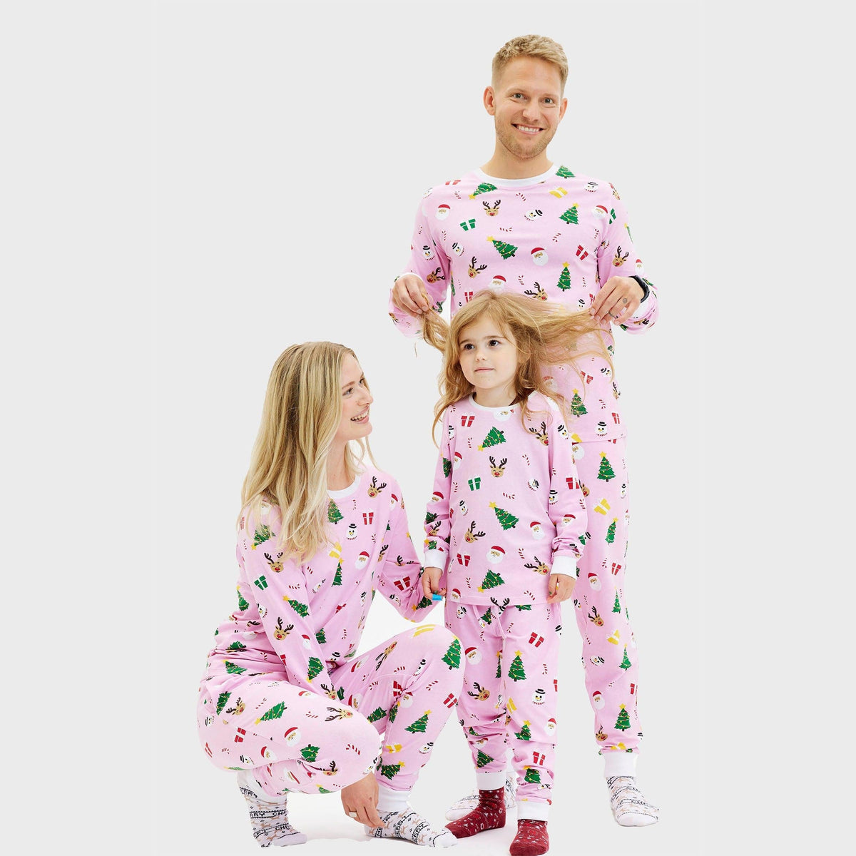 The Pink Christmas Pajamas for Men