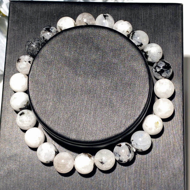 8mm Mixed Crystal Healing Bracelet for Spiritual Balance
