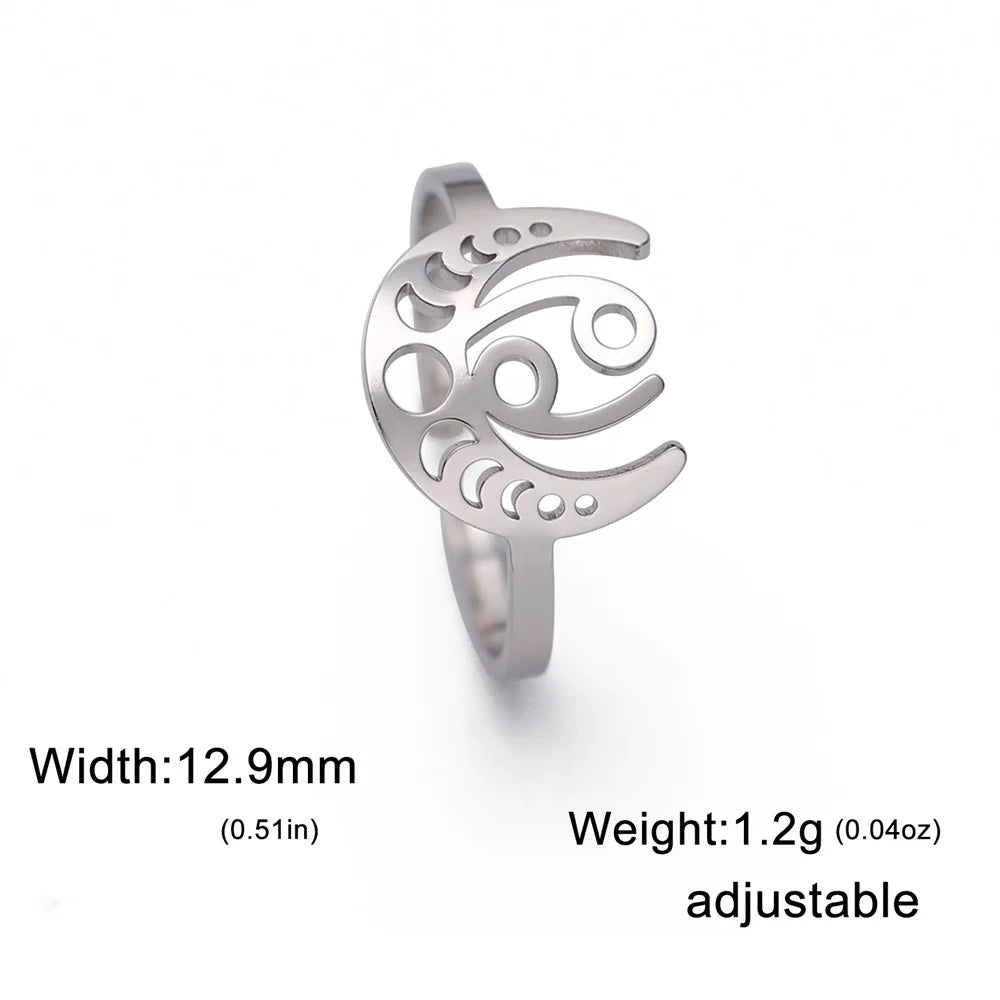 Moonlit Constellation Rings