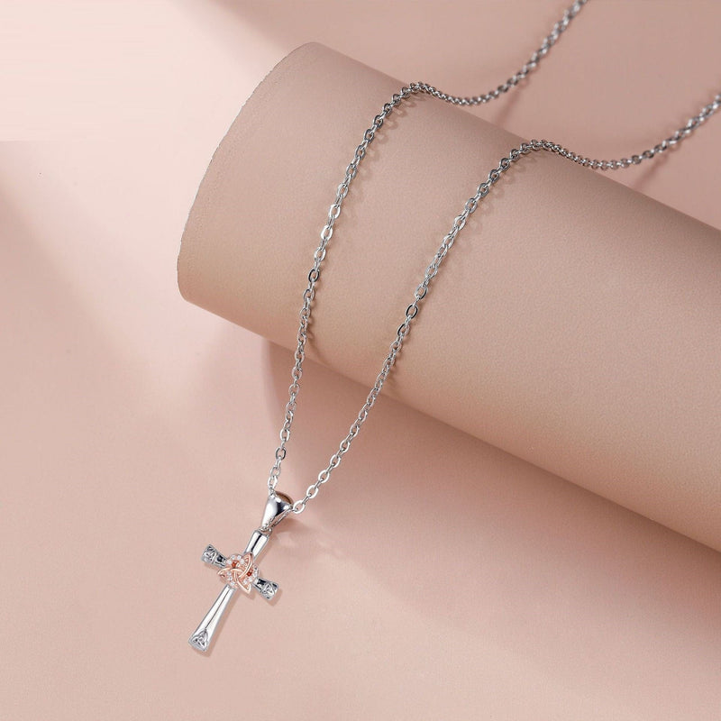 Infinity Faith Cross Necklace