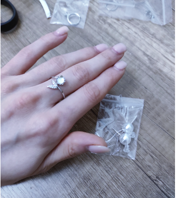 Mermaid Moonstone Ring