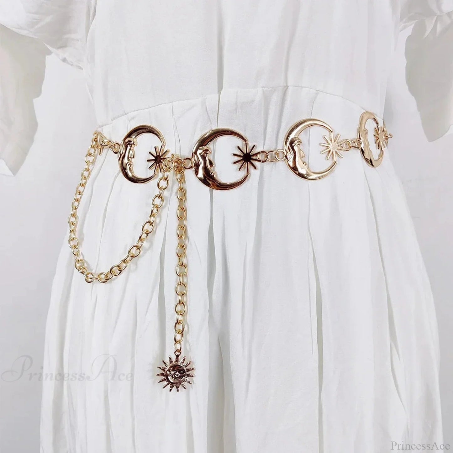 Rebellious Dark Urban Layered Waist Chain Belt