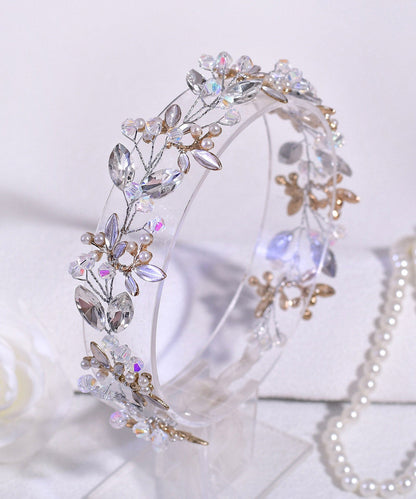 Silk Weave Zircon Bride Hairpiece