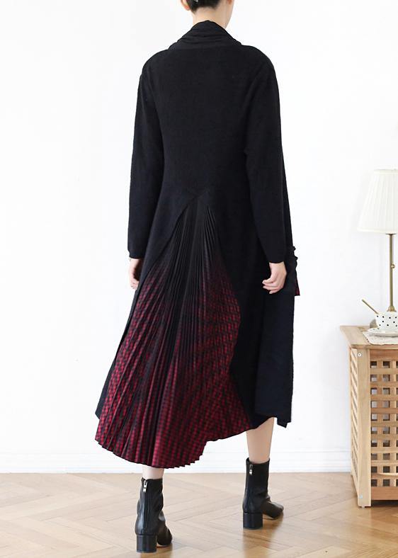 Aesthetic Knit Sweat Tops Clothing Red Batwing Sleeve Cardigan
