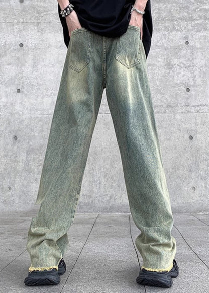 American Fringe Fringed Slightly Flared Denim Pants