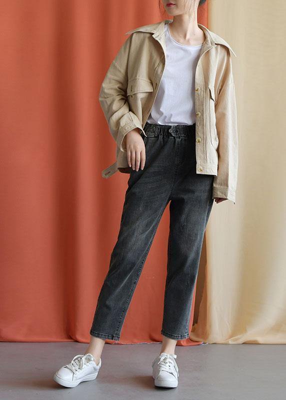 Art Nude Cotton Clothes for Big Pockets Cotton Fall Coat