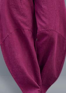 Harem Pants Cotton Work Outfits Yellow Long Pants