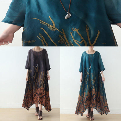 O Neck Chiffon Dresses Tutorials Blue Prints Dresses Summer