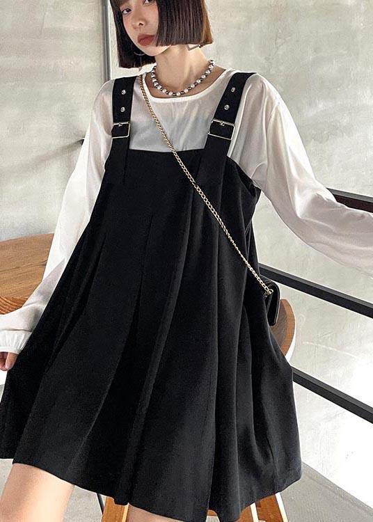 Black Age Reducing and Slim Strap Skirt