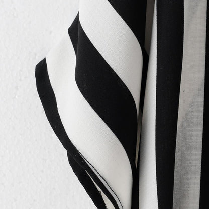 Black White Striped Summer Dresses Oversized Chiffon Caftans Maxi Dress Beach Dresses Sundress