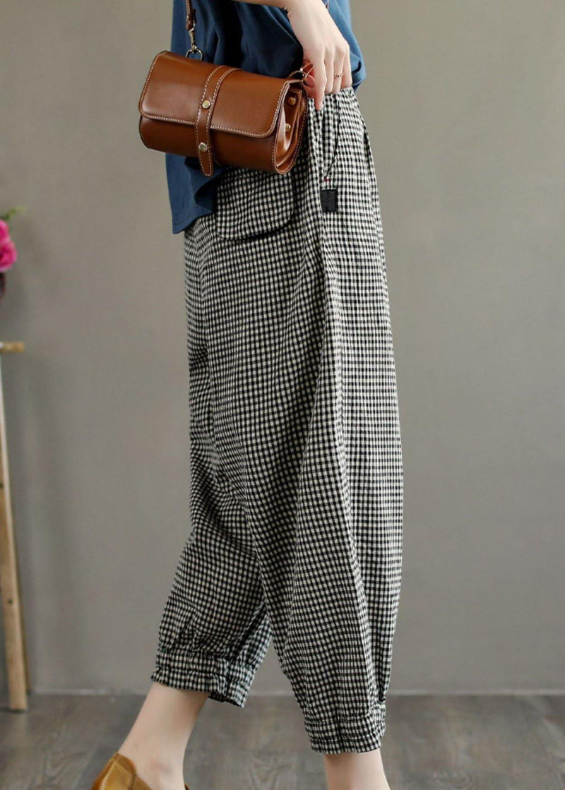 Green Pockets Summer Linen Pants