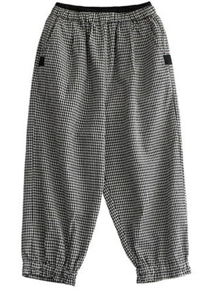 Blue Pockets Summer Linen Pants