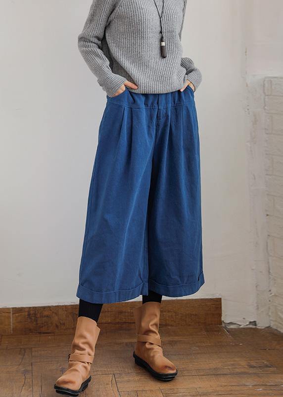Fall Pants Oversize Blue Wardrobes Wide Leg Pants