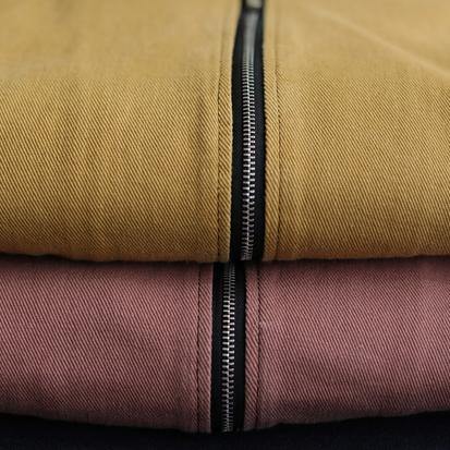 Hooded Zippered Fall Clothes for Yellow Loose Outwears