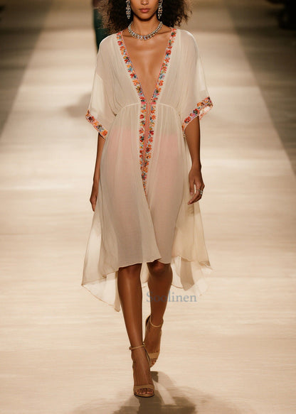 Apricot Oversized Cotton Upf 50+ Cardigans Summer