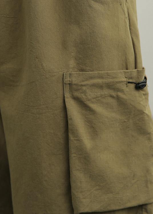 Green High Waist Hot Pants Summer