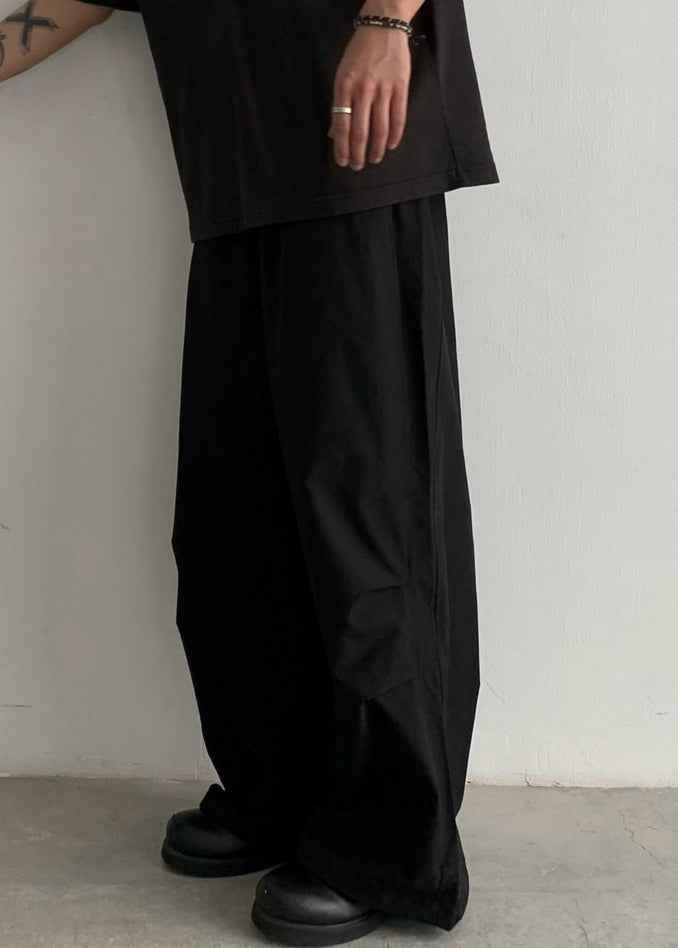 Green Pockets Drawstring Cotton Pants Summer
