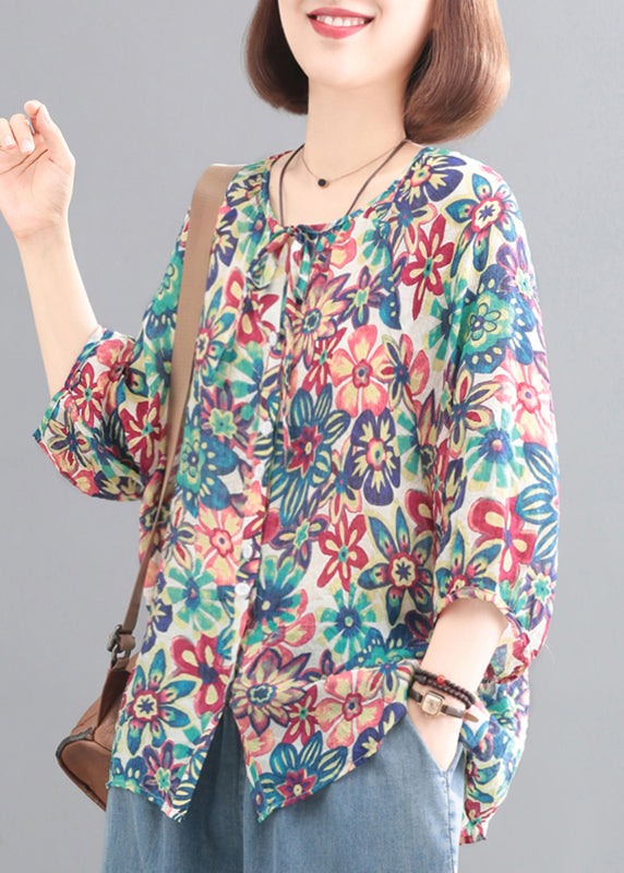 Green Print Button Shirt Bracelet Sleeve