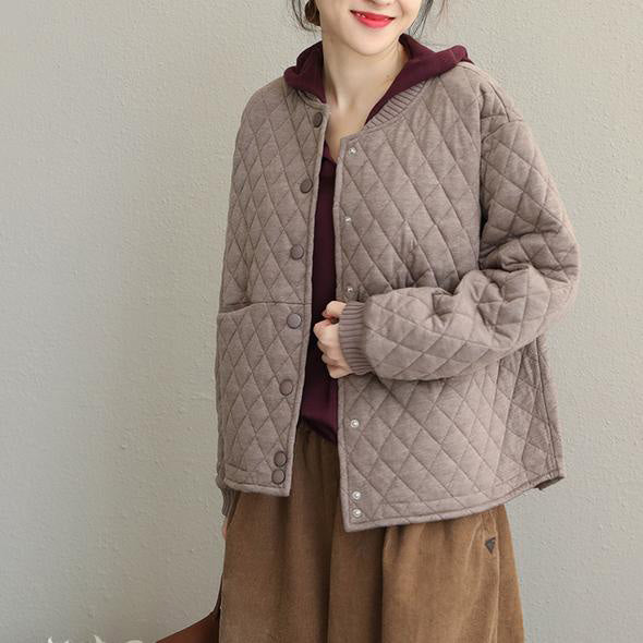 Korea Style Short Thicken Coat New Loose Jacket
