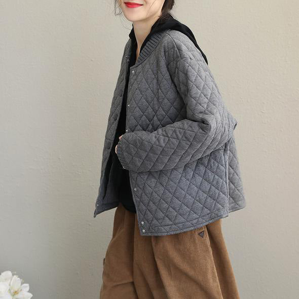 Korea Style Short Thicken Coat New Loose Jacket