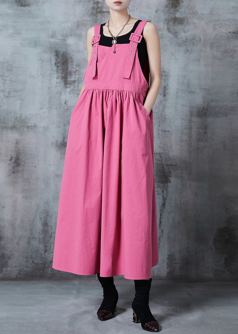 Rose Oversized Exra Large Hem Cotton Holiday Dress Spring