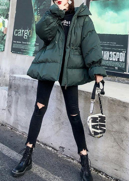 Green Parkas for Oversize Down Jacket Winter Hooded Winter Coats