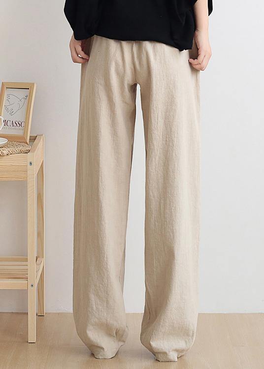 White Graffiti Trousers New Spring and Summer Bloomers Linen High Waist Carrot Pants