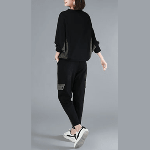 Suit New Loose Size Black Suit