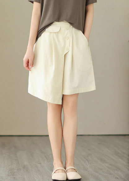 Apricot High Waist Cozy Shorts Summer