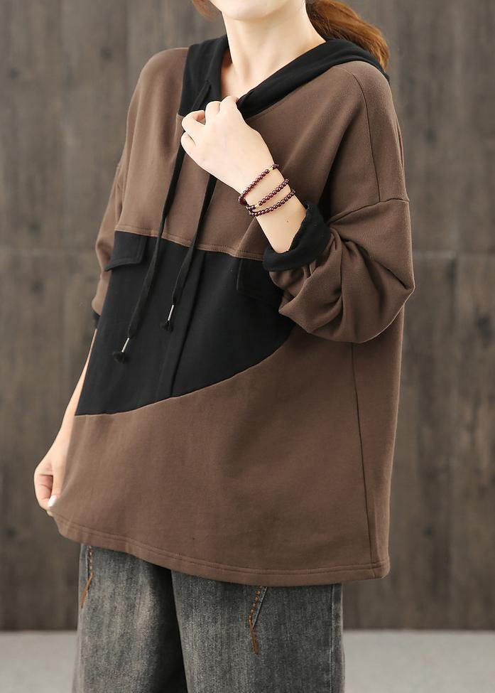 Hooded Patchwork Blouse Tutorials Chocolate Tops
