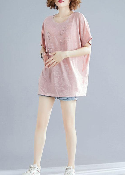 O Neck Blended Tunic Top Tunic Tops Pink Tops Summer