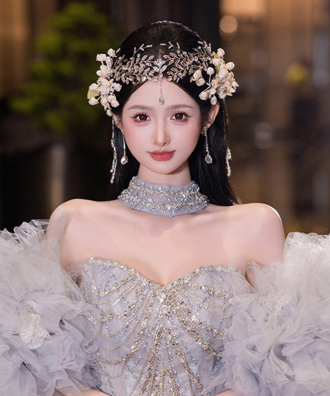 Chinese Style Acrylic Lily of the Valley Leaf a Pair Hairpin
