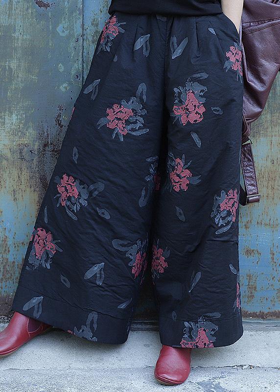 Classy Elastic Waist Shorts Clothing Black Prints Ideas Wide Leg Jeans